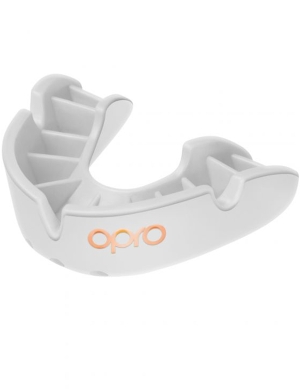 Opro Bronze Training Level Gumshield (10yrs - Adult) - White
